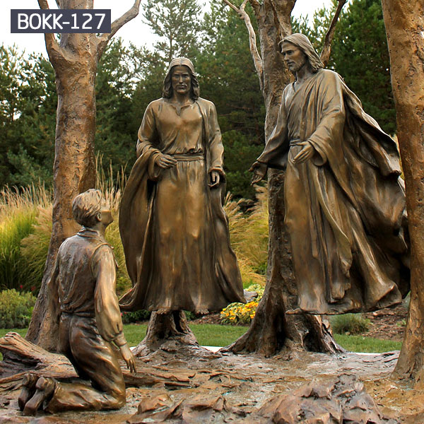 Bible story religious garden bronze casting statues