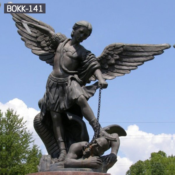 Buy outdoor archangel saint Michael bronze garden statue