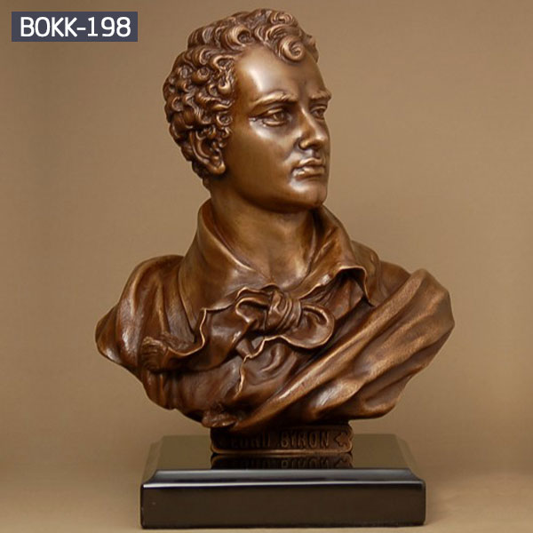 Custom make famous figure bust bronze head statues for sale