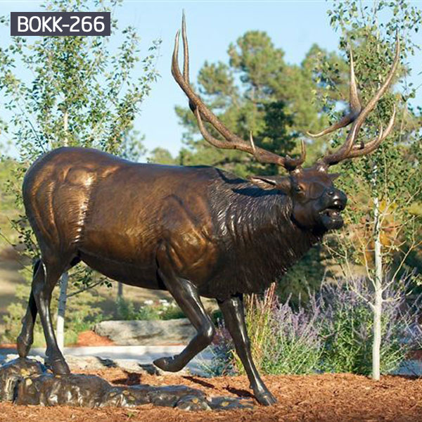 large garden reindeer brass statues outdoor decor to buy