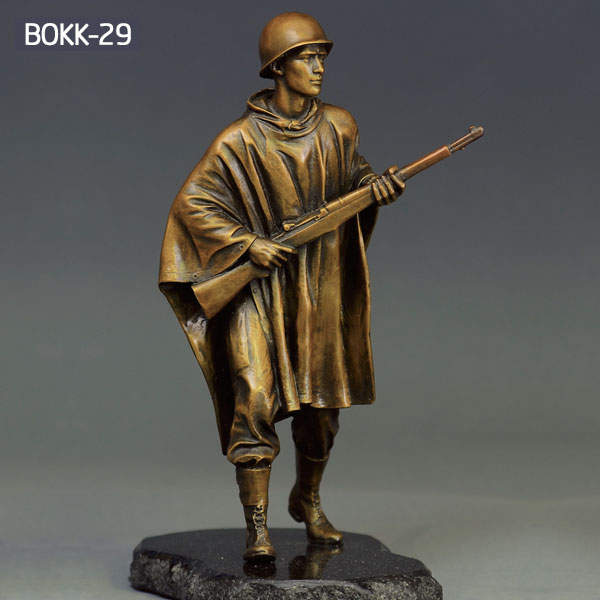 Military bronze casting statues of army solider life size for sale