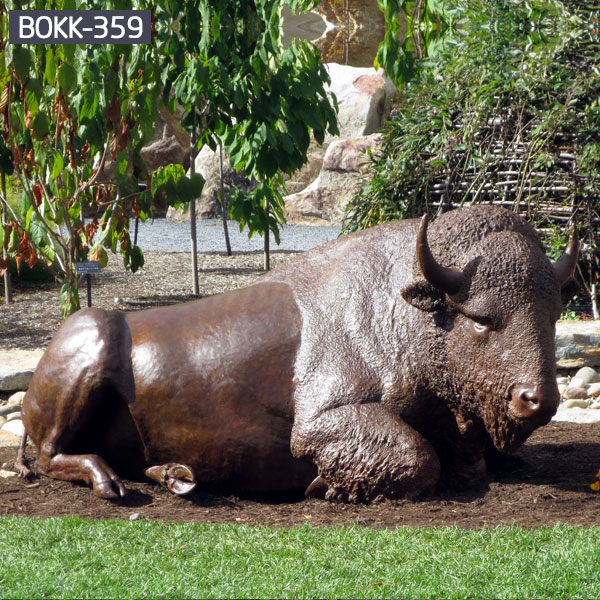 Big bronze bull lawn statue for sale
