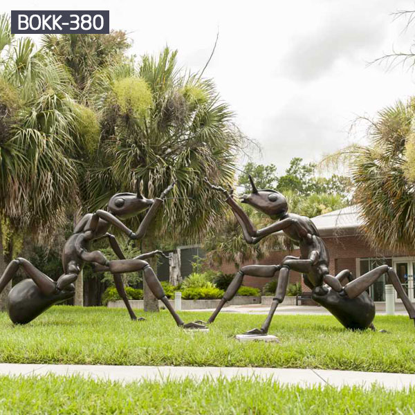 Giant ant bronze casting lawn ornaments for sale