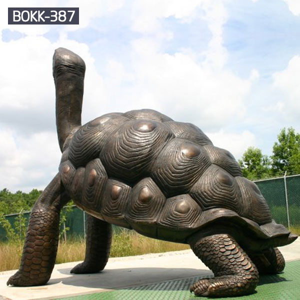 Large turtle bronze casting garden metal art costs