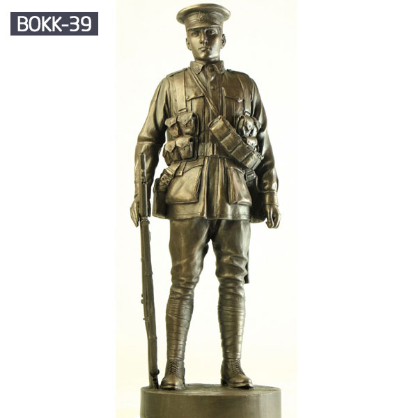 Life size military lawn bronze statues life size outdoor
