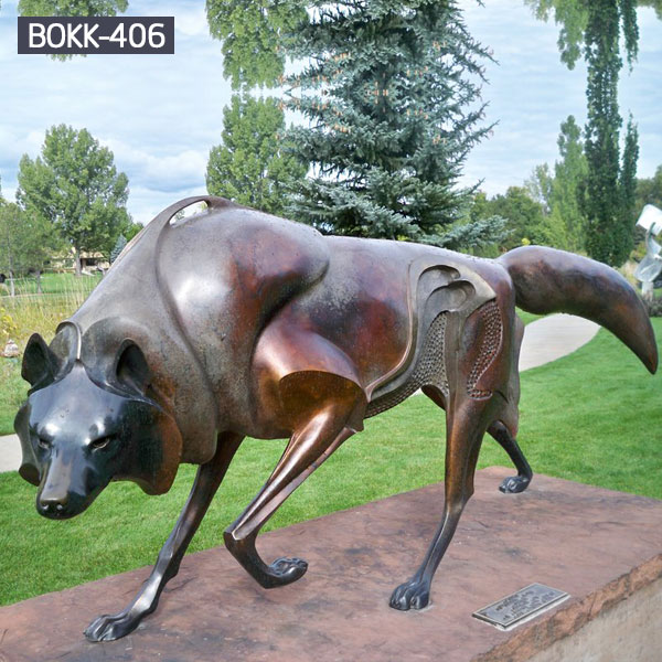 Life size bronze casting wildlife animal sculptures outdoor garden