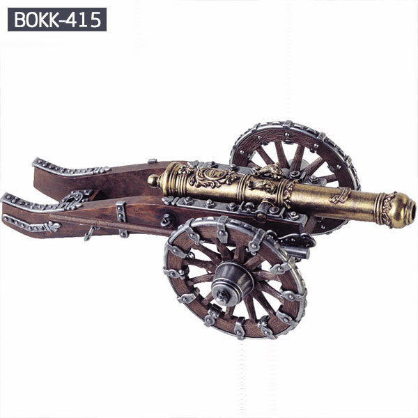 Custom make bronze military cannon outdoor decor