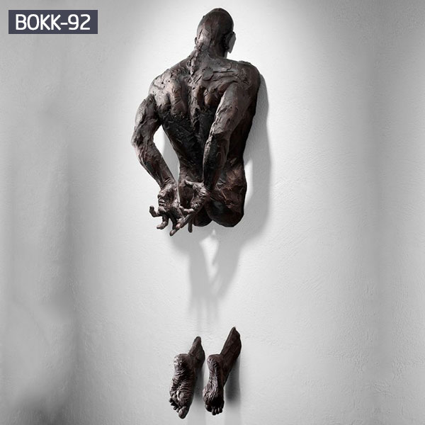 Bronze body sculpture wall art for sale