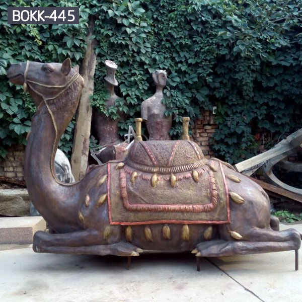 Custom casting bronze camel outdoor garden decor