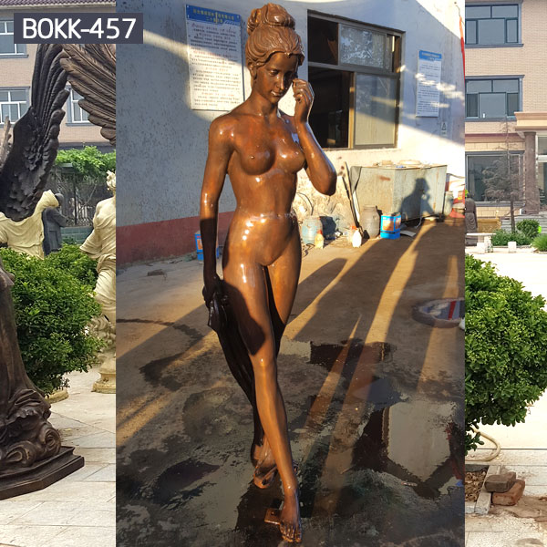 Life size garden nude lady statues outdoor decor