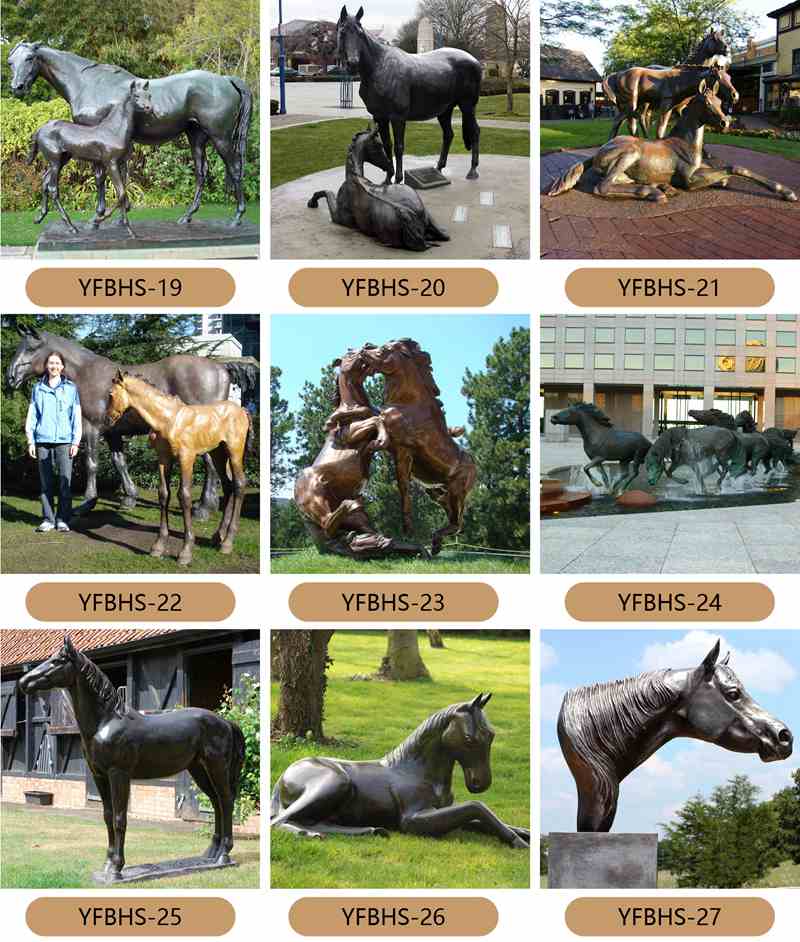 antique bronze racing horse statue for sale