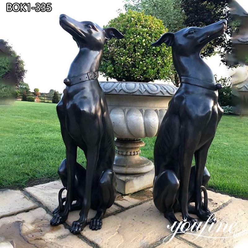 large bronze dog statue-YouFine Sculpture