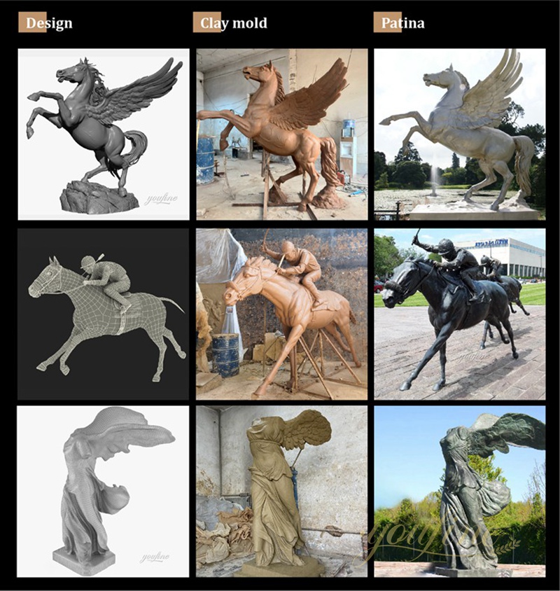 youfine bronze horse statue for sale